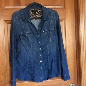 Fitted Denim Shirt